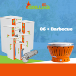 Rouleaux rotatifs pour barbecue