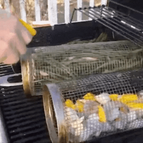 Rouleaux rotatifs pour barbecue